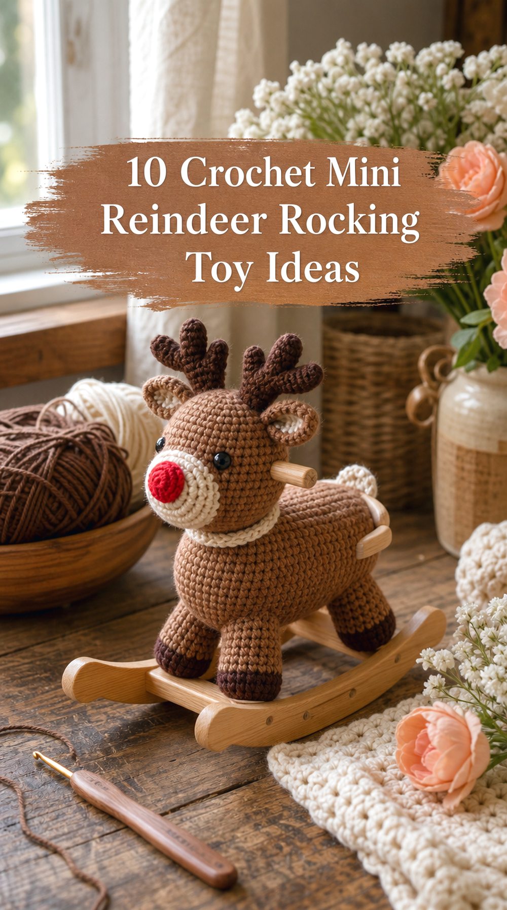 Crochet Mini Reindeer Rocking Toy Ideas