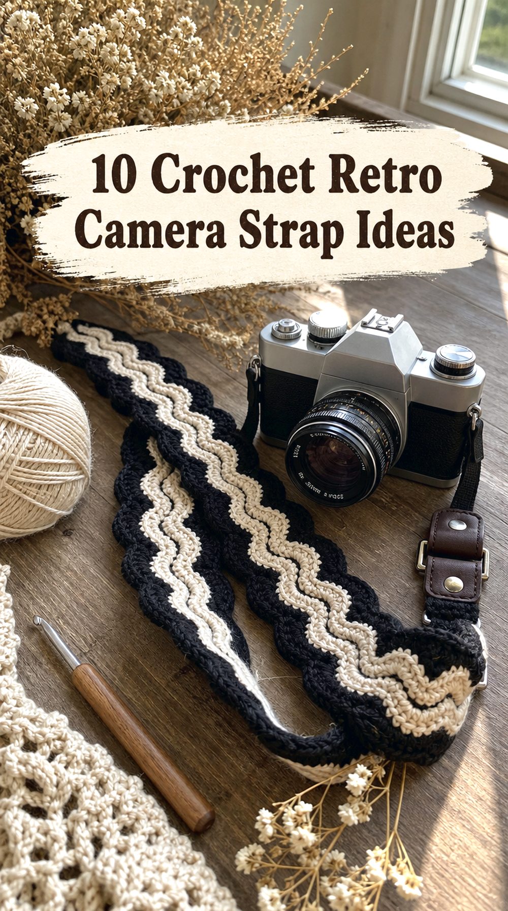 Crochet Retro Camera Strap Ideas