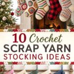 Crochet Scrap Yarn Stocking Ideas