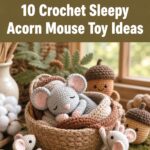 Crochet Sleepy Acorn Mouse Toy Ideas