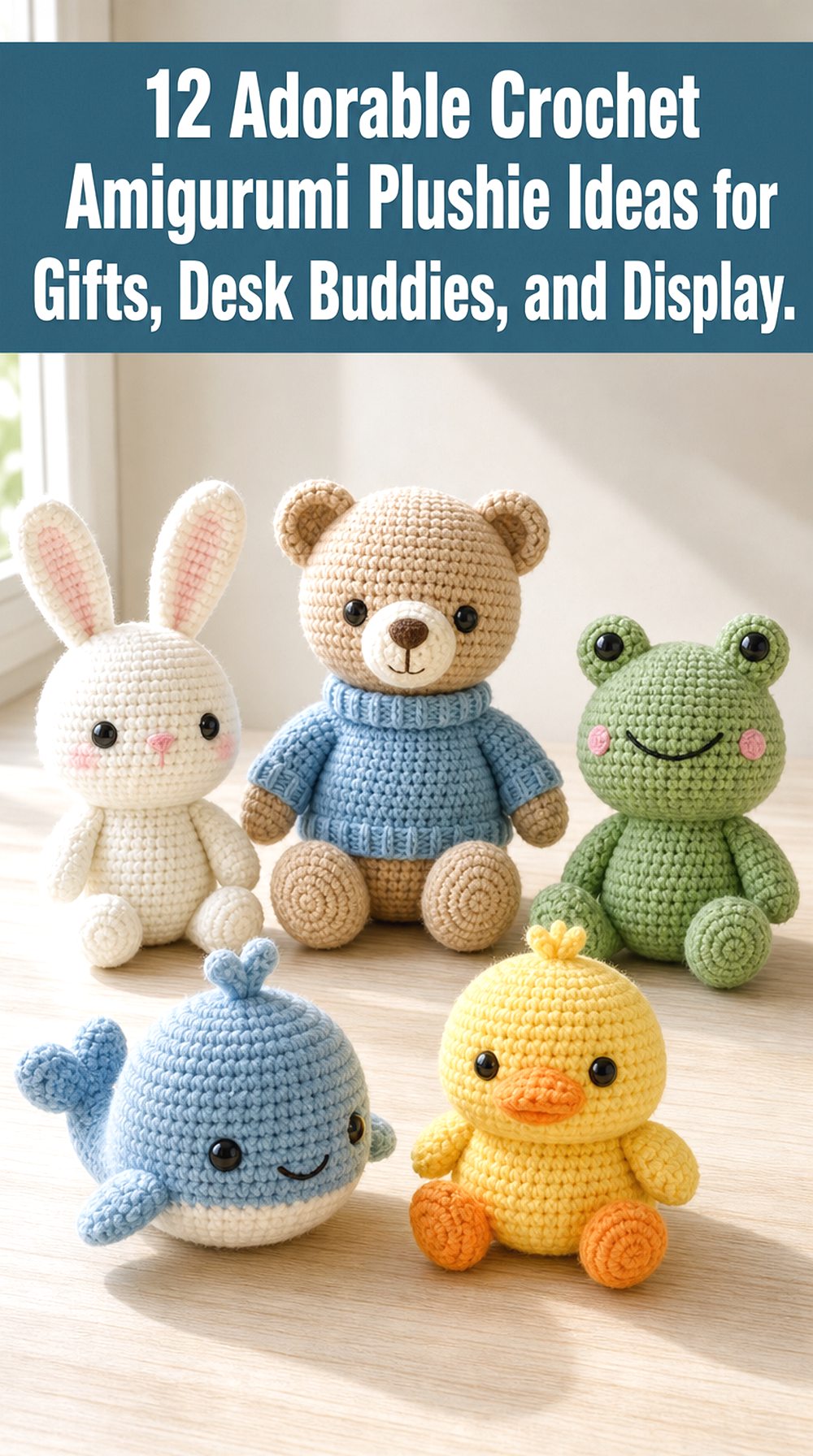 Adorable Crochet Amigurumi Plushie Ideas for Gifts, Desk Buddies, and Display