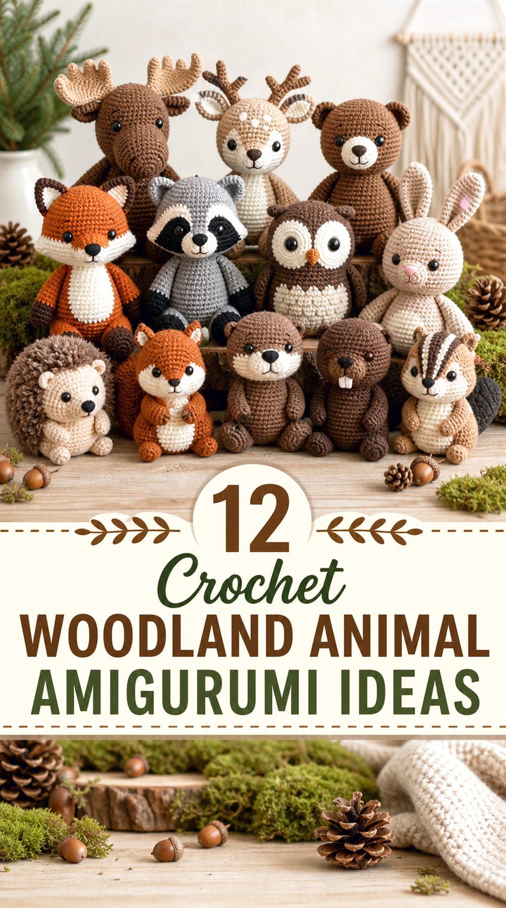 Crochet Woodland Animal Amigurumi Ideas