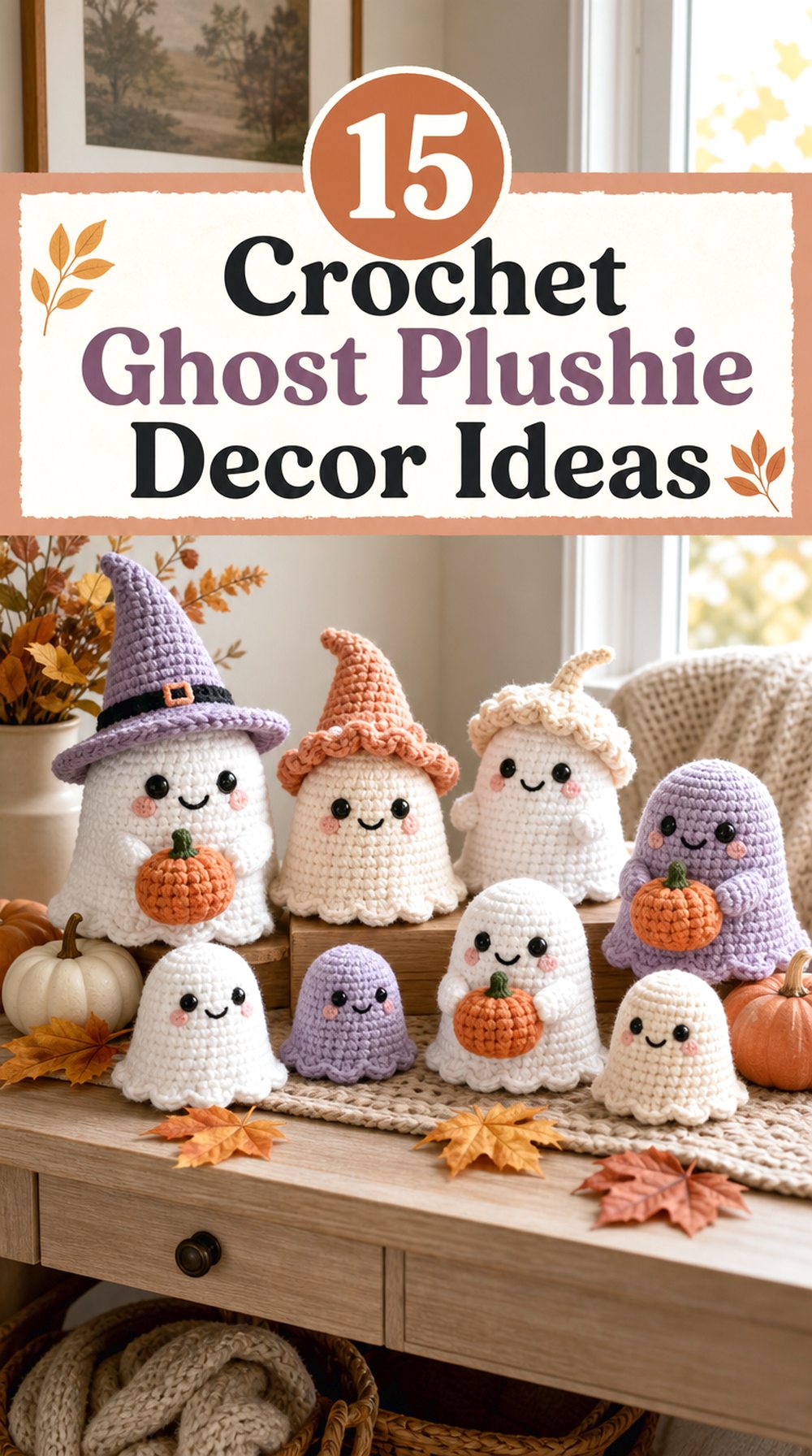 Crochet Ghost Plushie Decor Ideas