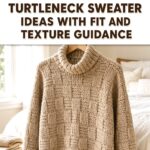 Crochet Basketweave Turtleneck Sweater Ideas with Fit and Texture Guidance