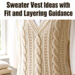 Crochet Cable Stitch Sweater Vest Ideas with Fit and Layering Guidance
