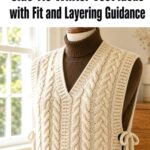 Crochet Cable Yoke Side Tie Winter Vest Ideas with Fit and Layering Guidance