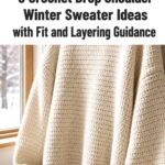 Crochet Drop Shoulder Winter Sweater Ideas with Fit and Layering Guidance