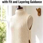 Crochet High Neck Split Hem Vest Ideas with Fit and Layering Guidance