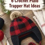 Crochet Plaid Trapper Hat Ideas