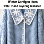 Crochet Snowflake Collar Winter Cardigan Ideas with Fit and Layering Guidance