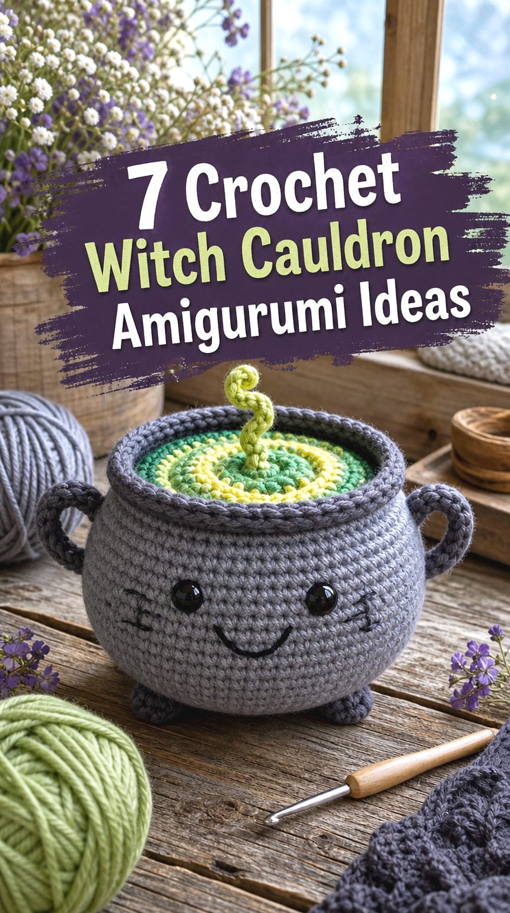Crochet Witch Cauldron Amigurumi Ideas