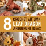 Crochet Autumn Leaf Dragon Amigurumi Ideas