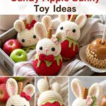 Crochet Candy Apple Bunny Toy Ideas