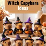 Crochet Mini Witch Capybara Ideas