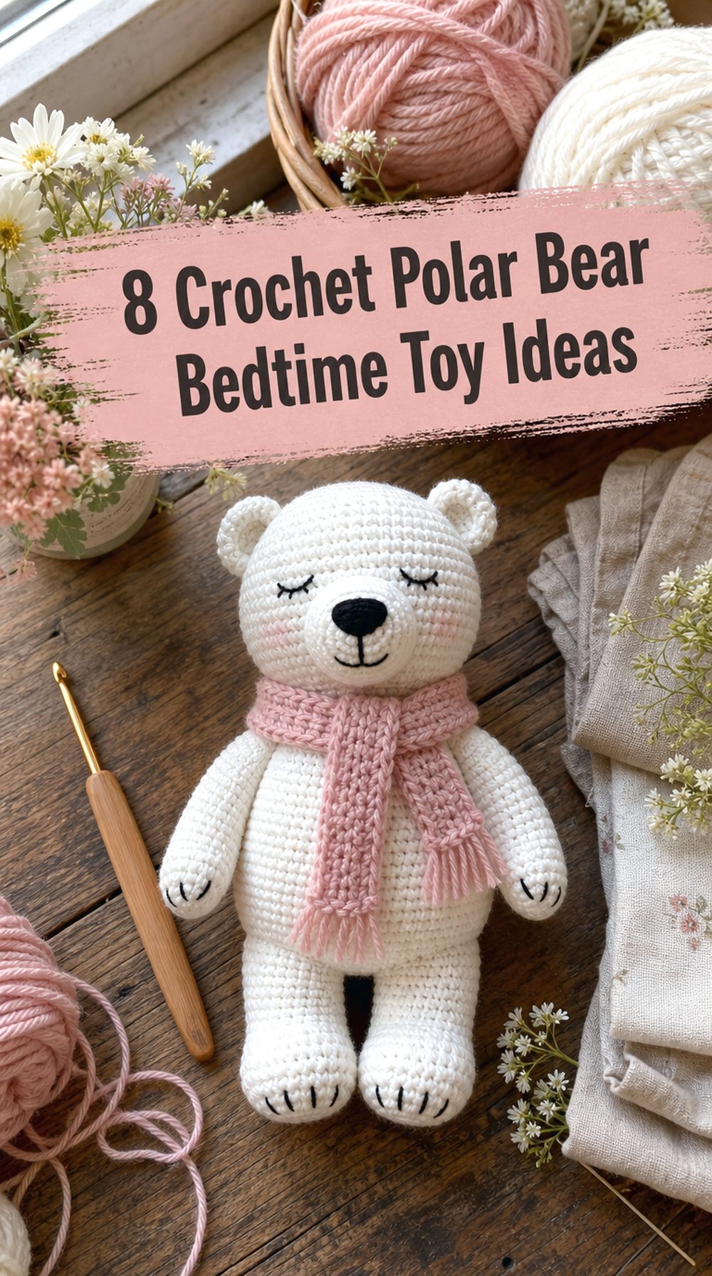 Crochet Polar Bear Bedtime Toy Ideas
