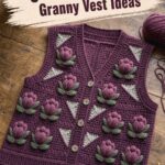 Crochet Sculpted Granny Vest Ideas