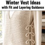 Crochet Side Tie Winter Vest Ideas with Fit and Layering Guidance