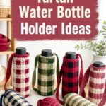 Crochet Tartan Water Bottle Holder Ideas
