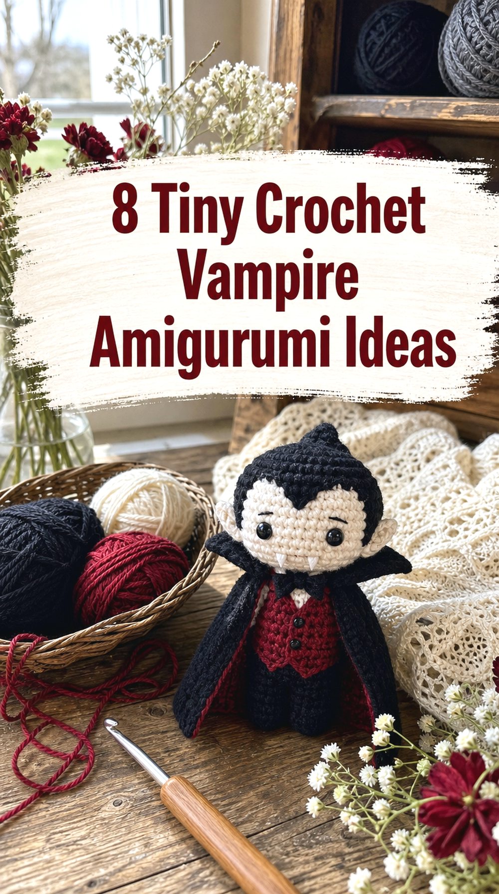 Tiny Crochet Vampire Amigurumi Ideas