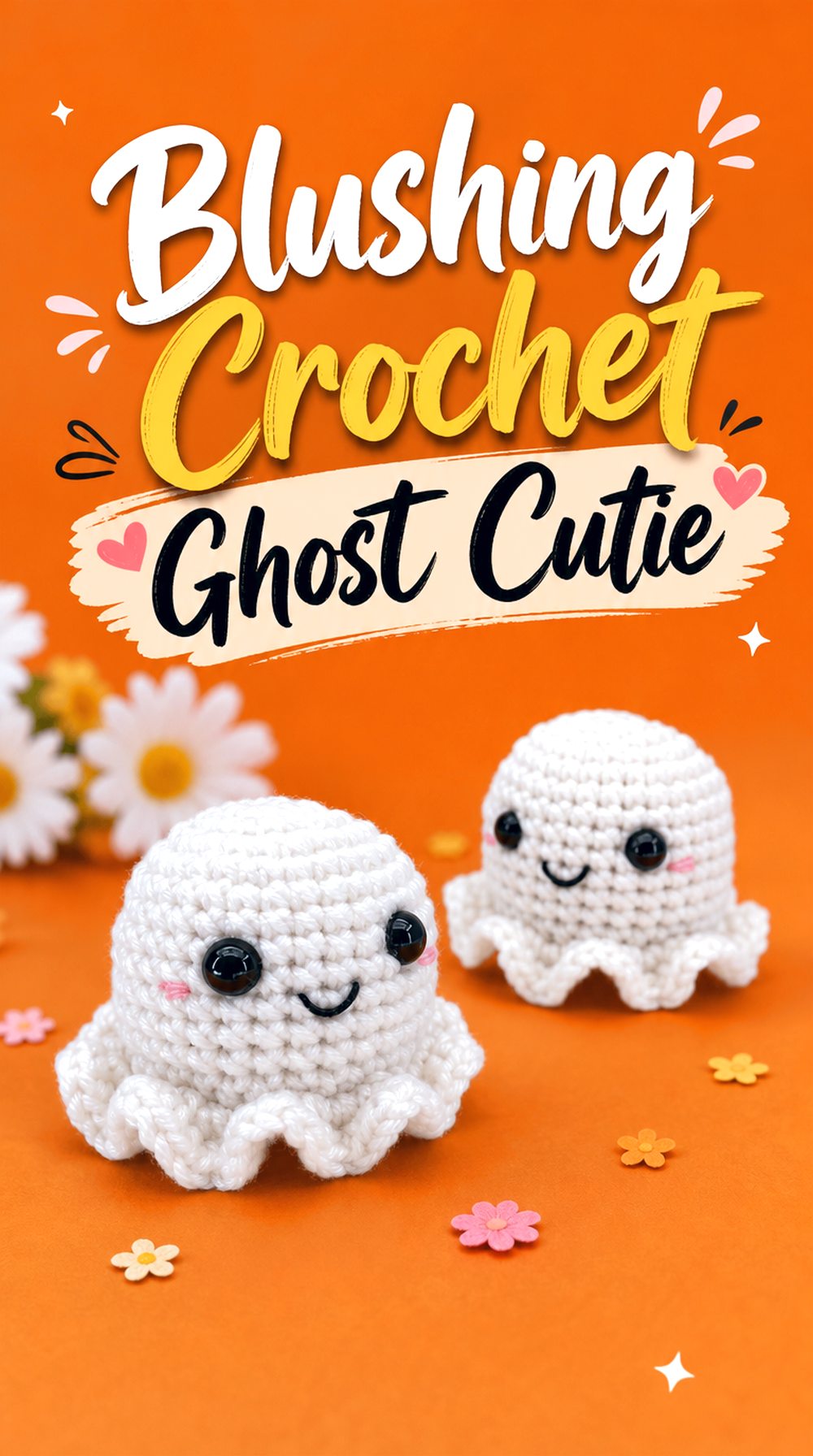 Blushing Crochet Ghost Cutie