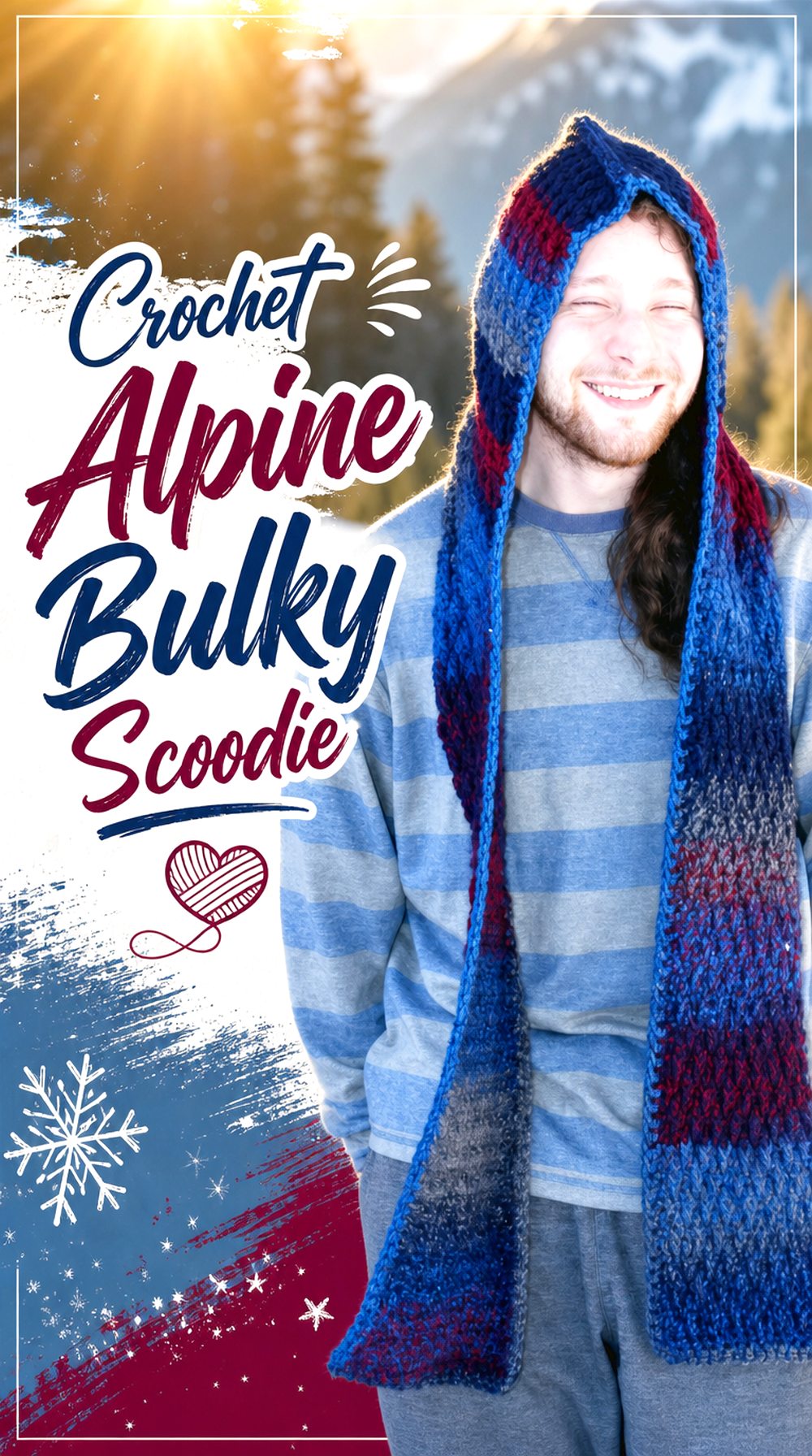 Crochet Alpine Bulky Scoodie