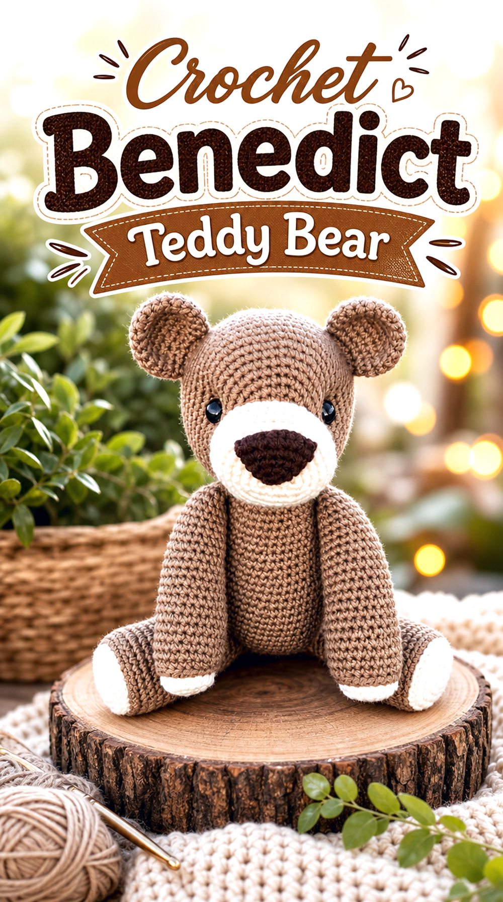 Crochet Benedict Teddy Bear