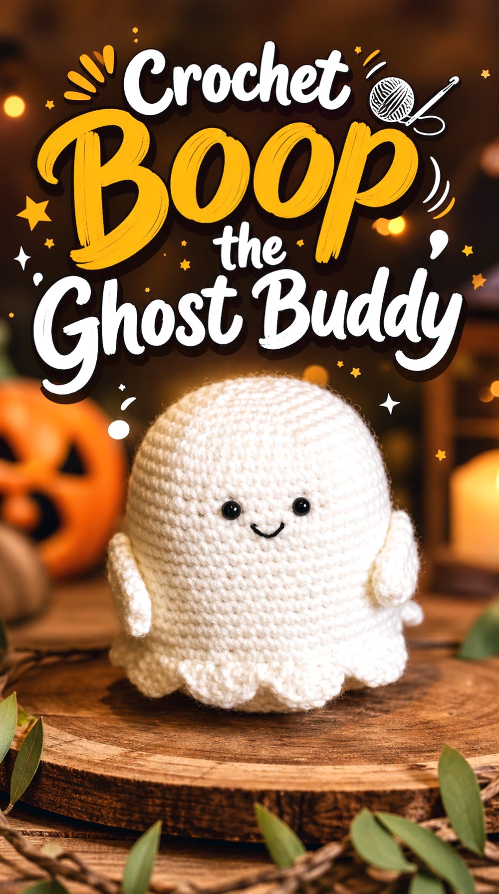 Crochet Boop the Ghost Buddy