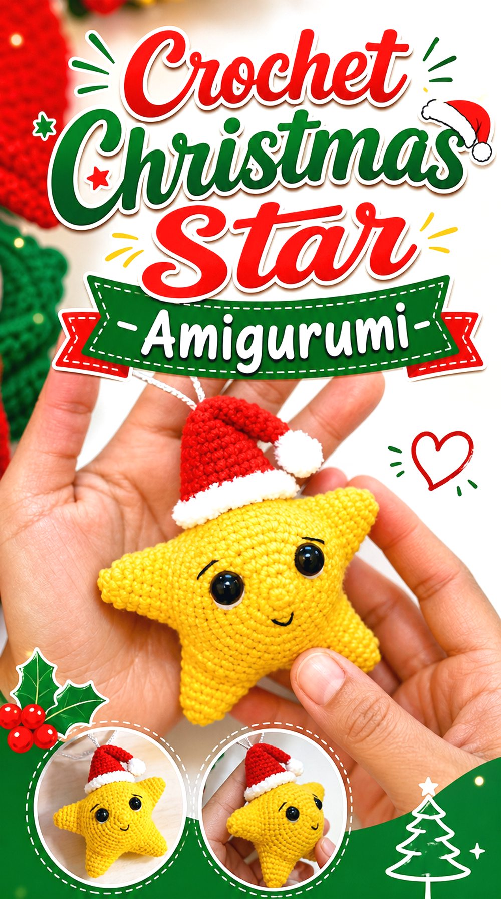Crochet Christmas Star Amigurumi