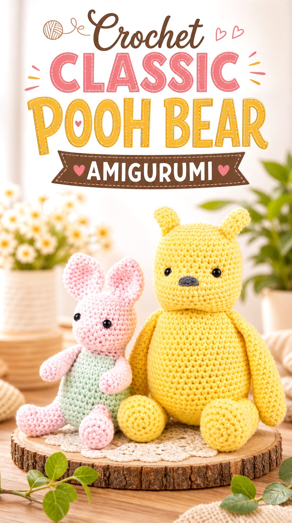 Crochet Classic Pooh Bear Amigurumi