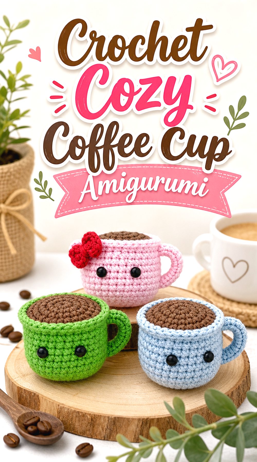 Crochet Cozy Coffee Cup Amigurumi