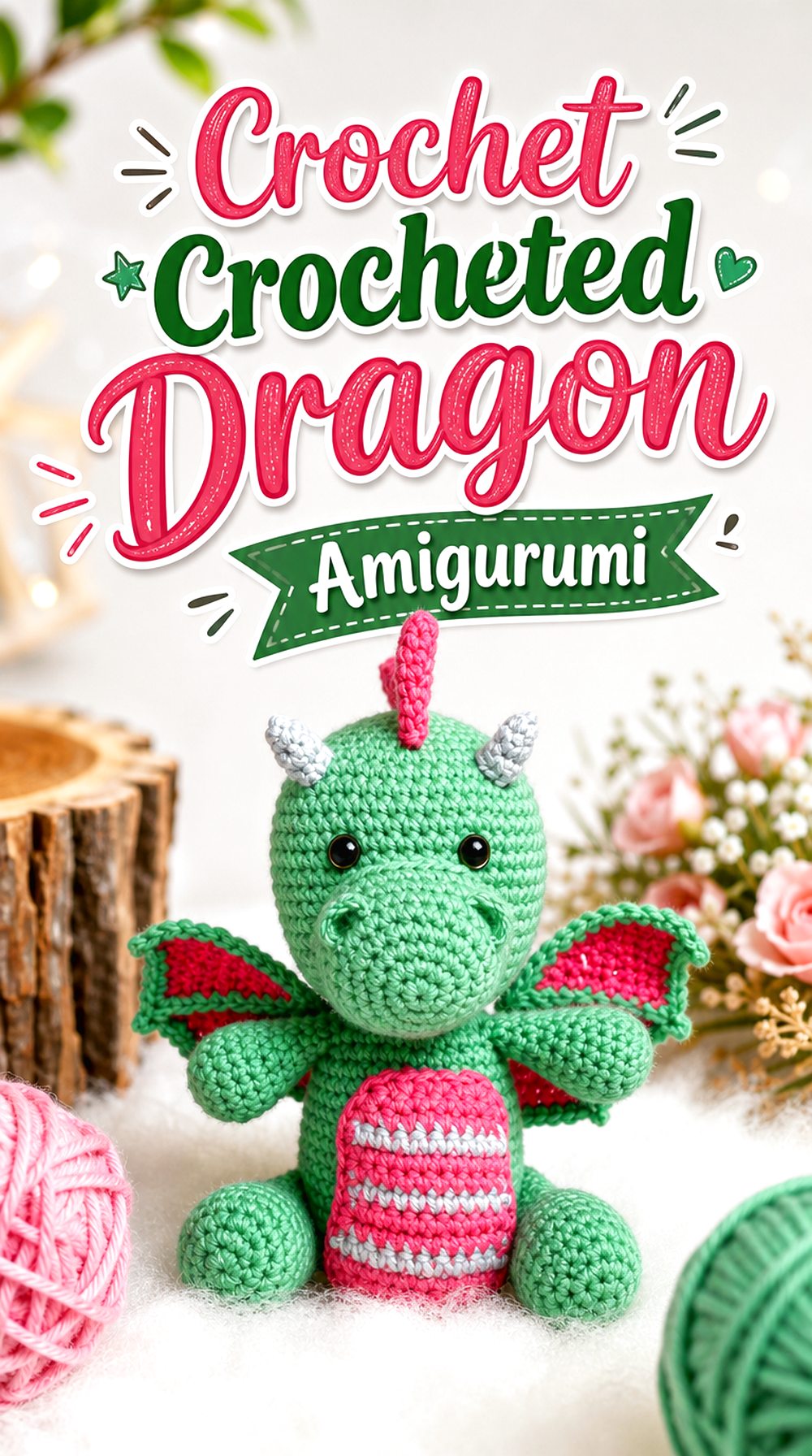 Crochet Crocheted Dragon Amigurumi
