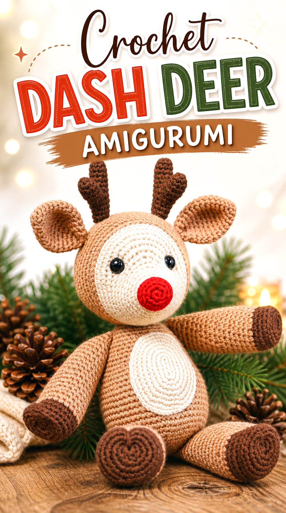 Crochet Dash Deer Amigurumi