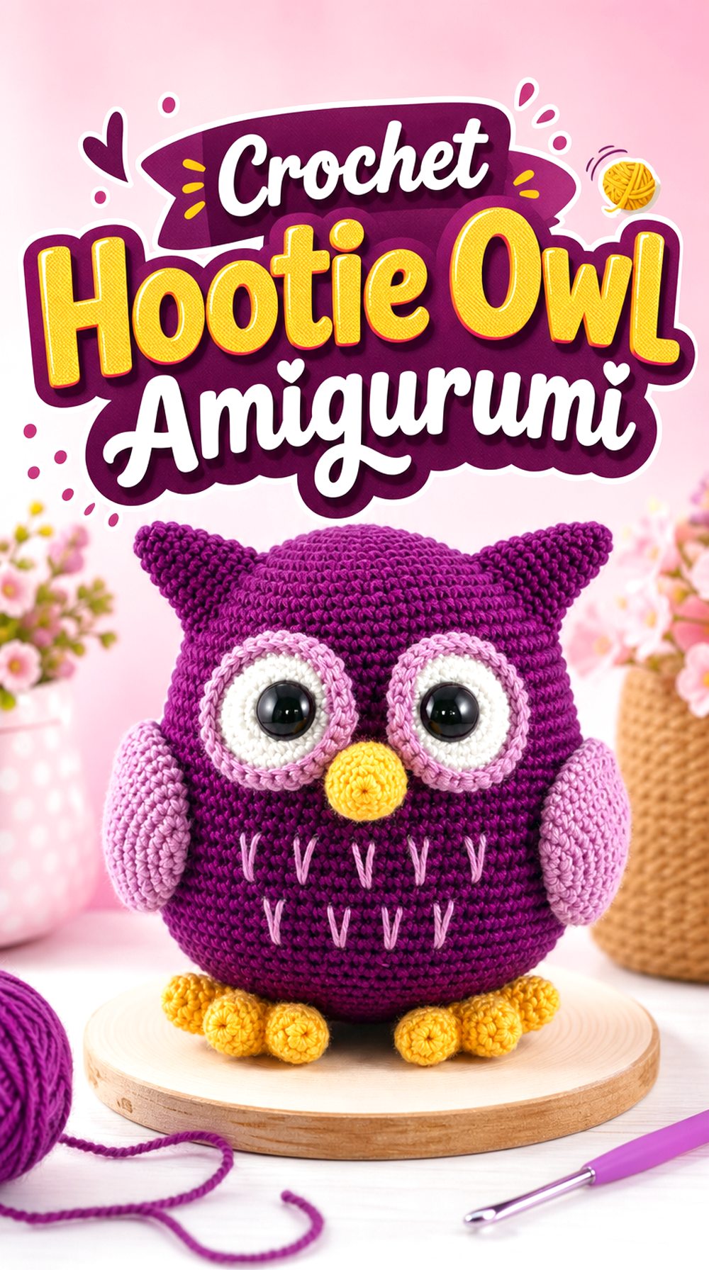 Crochet Hootie Owl Amigurumi