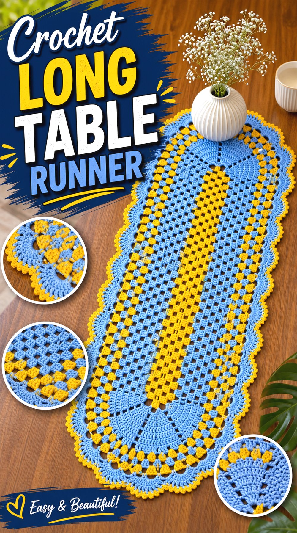 Crochet Long Table Runner