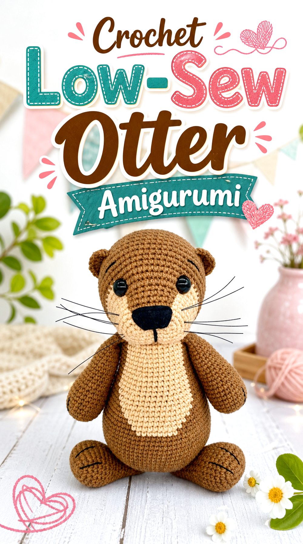 Crochet Low Sew Otter Amigurumi