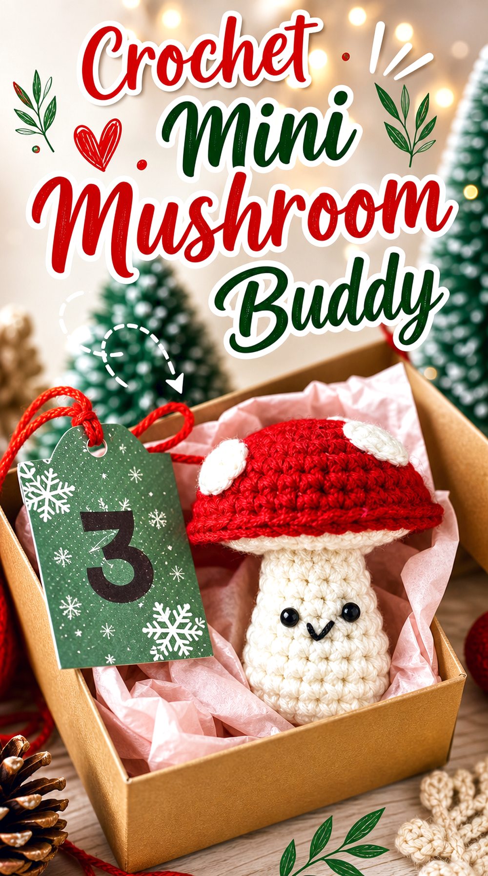 Crochet Mini Mushroom Buddy