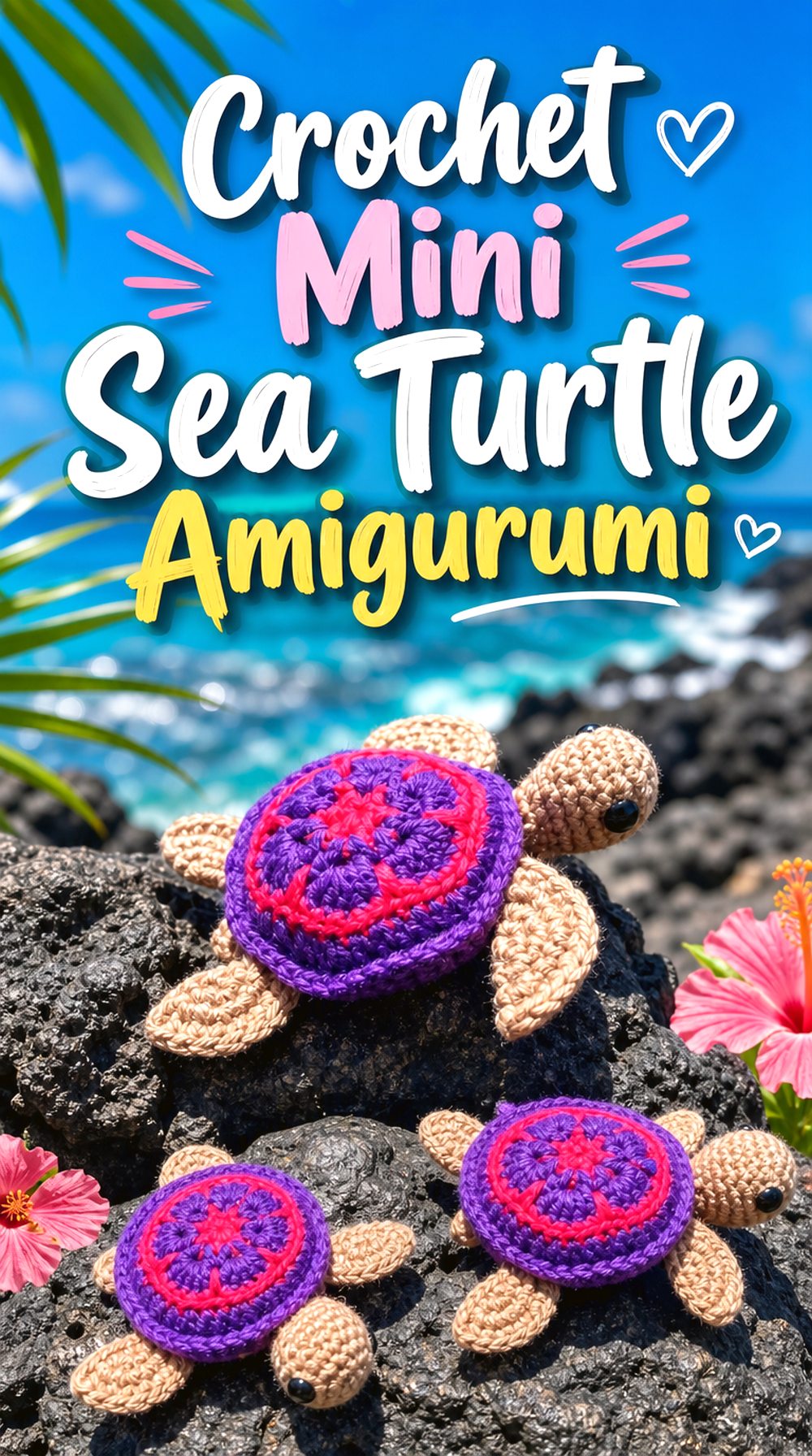 Crochet Mini Sea Turtle Amigurumi