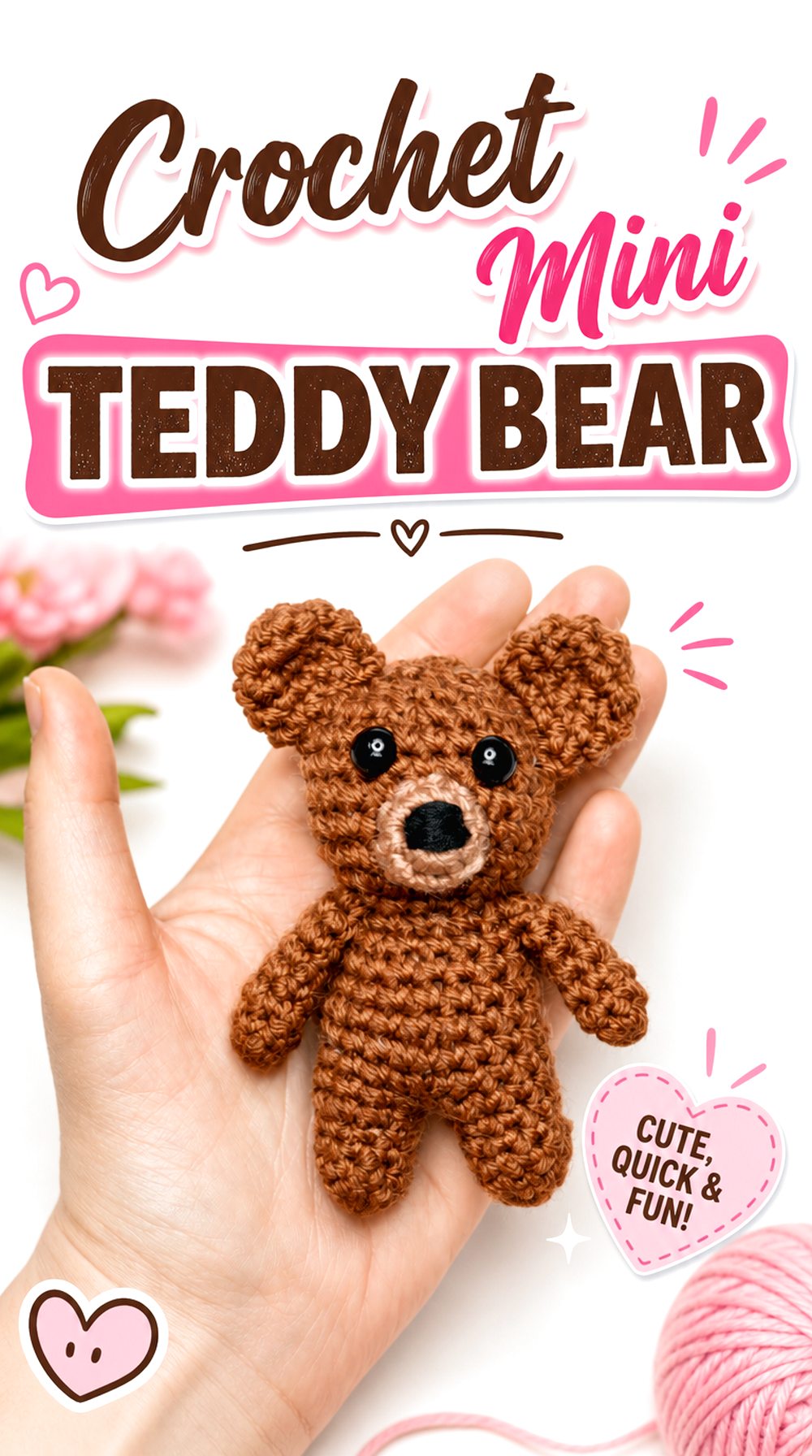 Crochet Mini Teddy Bear