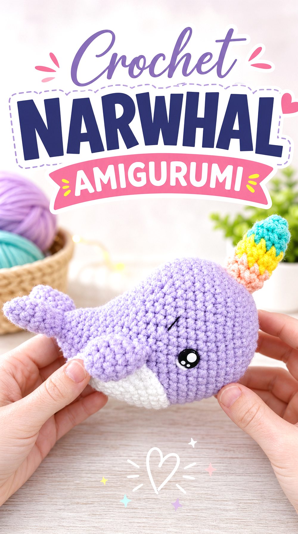 Crochet Narwhal Amigurumi