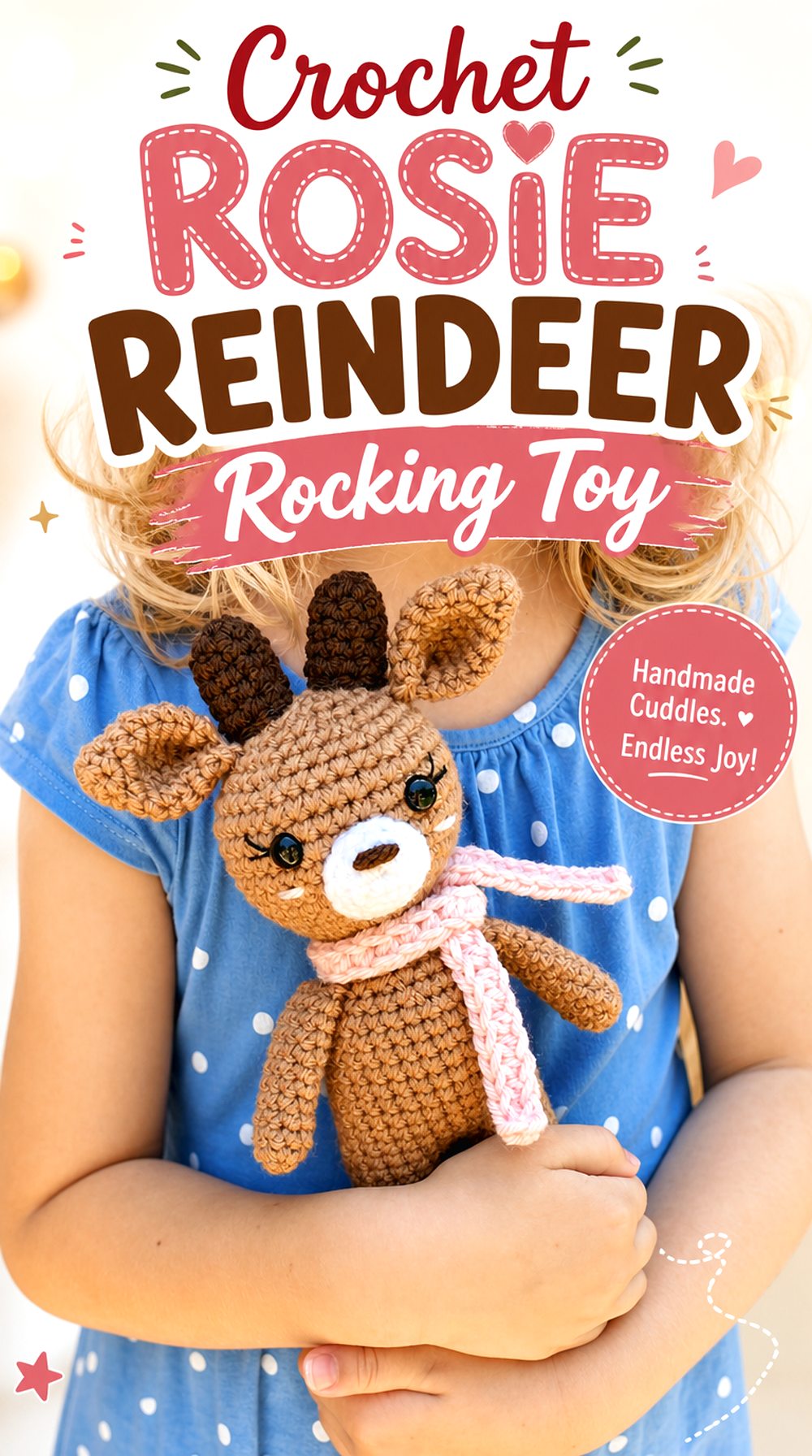 Crochet Rosie Reindeer Rocking Toy