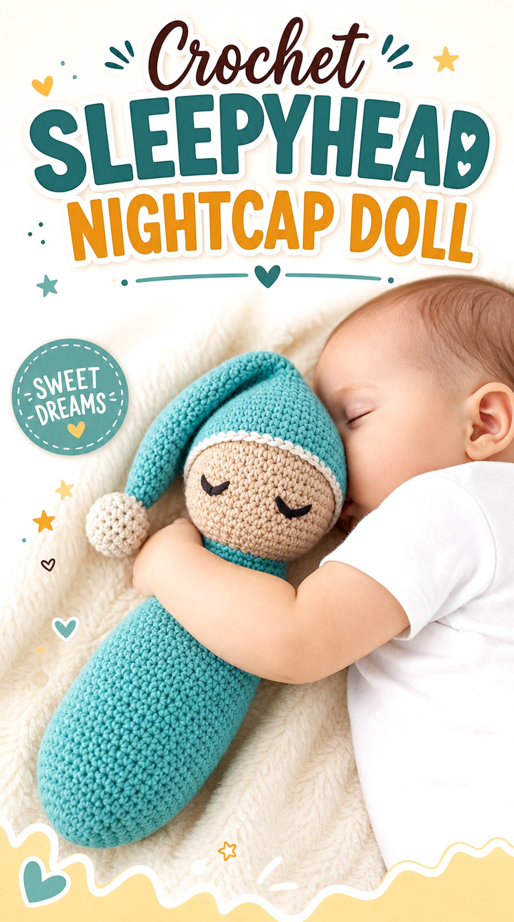 Crochet Sleepyhead Nightcap Doll