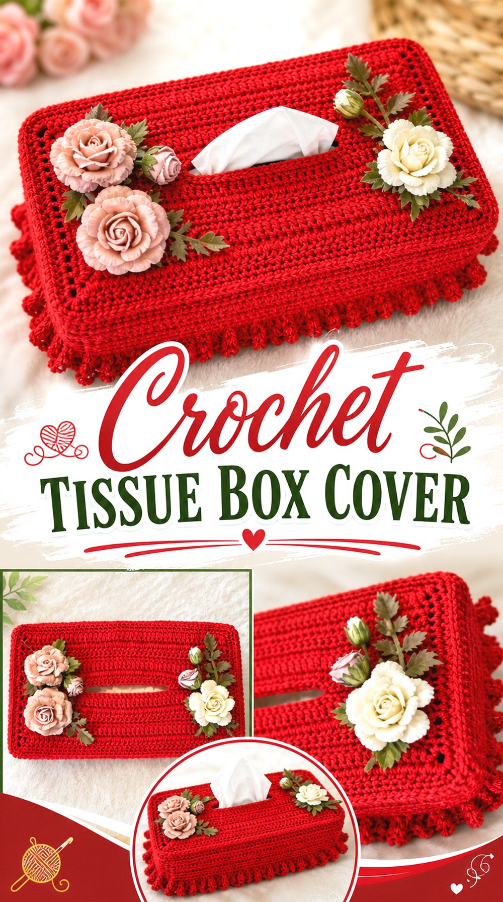 Crochet Tissue Box Cover