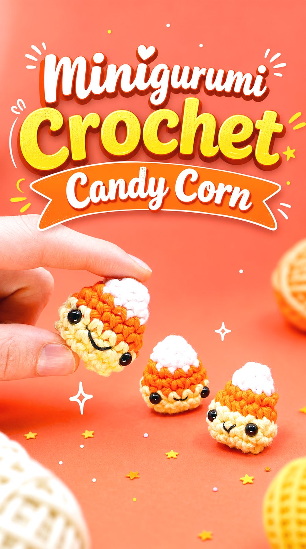 Minigurumi Crochet Candy Corn