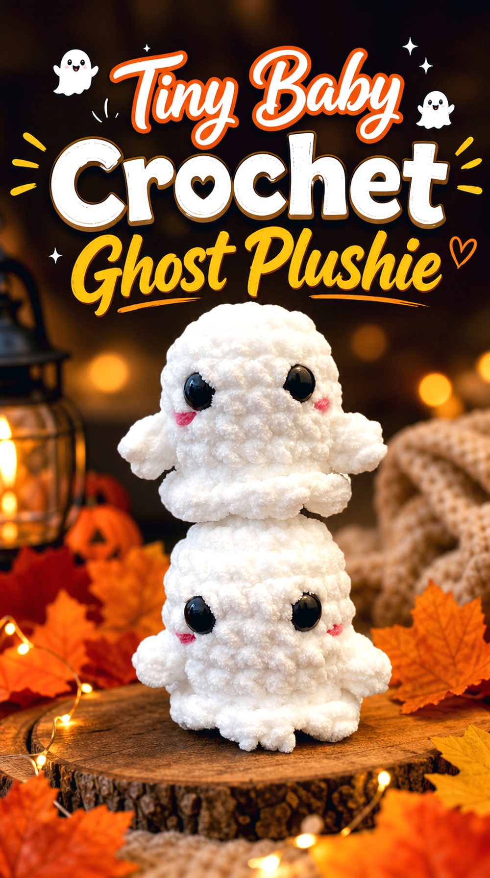 Tiny Baby Crochet Ghost Plushie