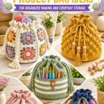 Crochet Drawstring Project Bag Ideas for Organized Making and Everyday Storage