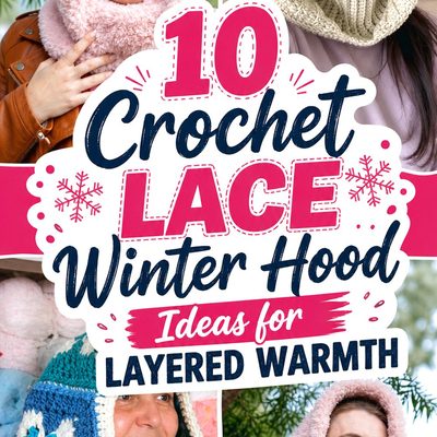 Crochet Lace Winter Hood Ideas for Layered Warmth