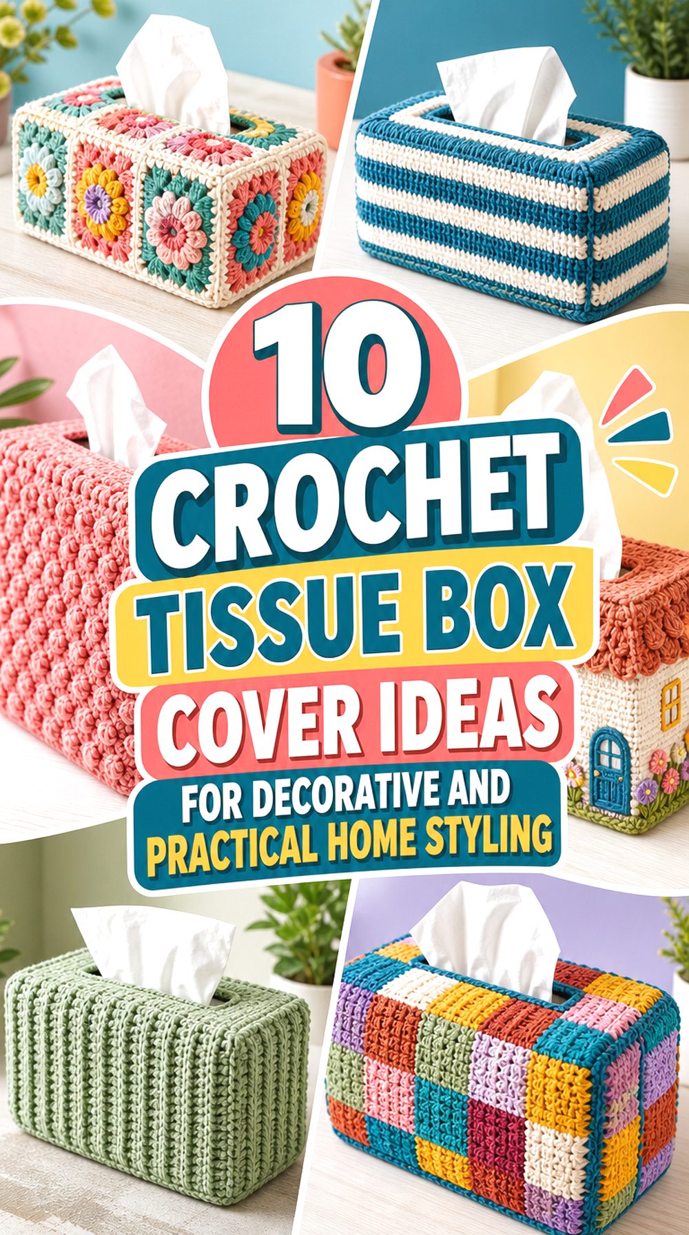 Crochet Tissue Box Cover Ideas for Decorative and Practical Home Styling