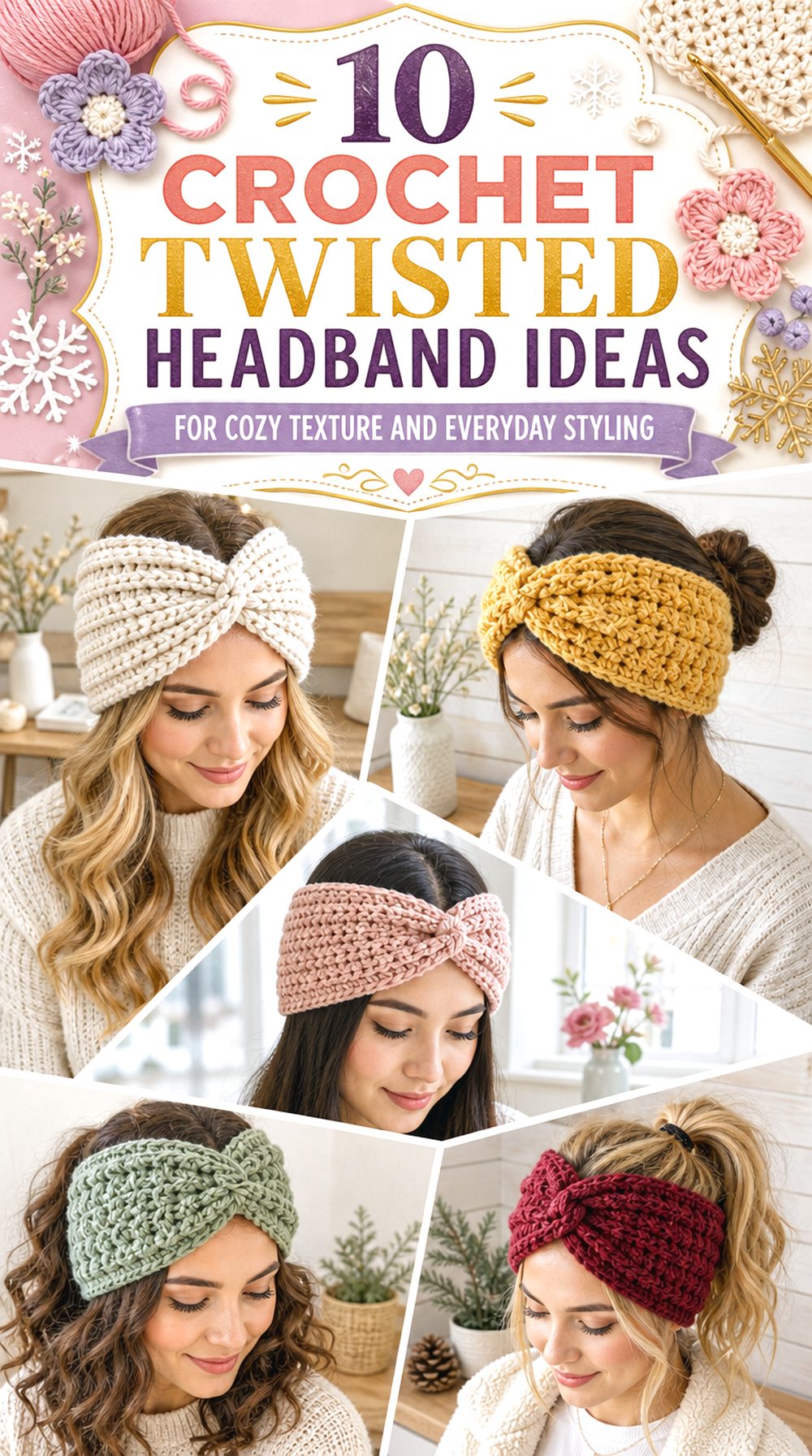 Crochet Twisted Headband Ideas for Cozy Texture and Everyday Styling
