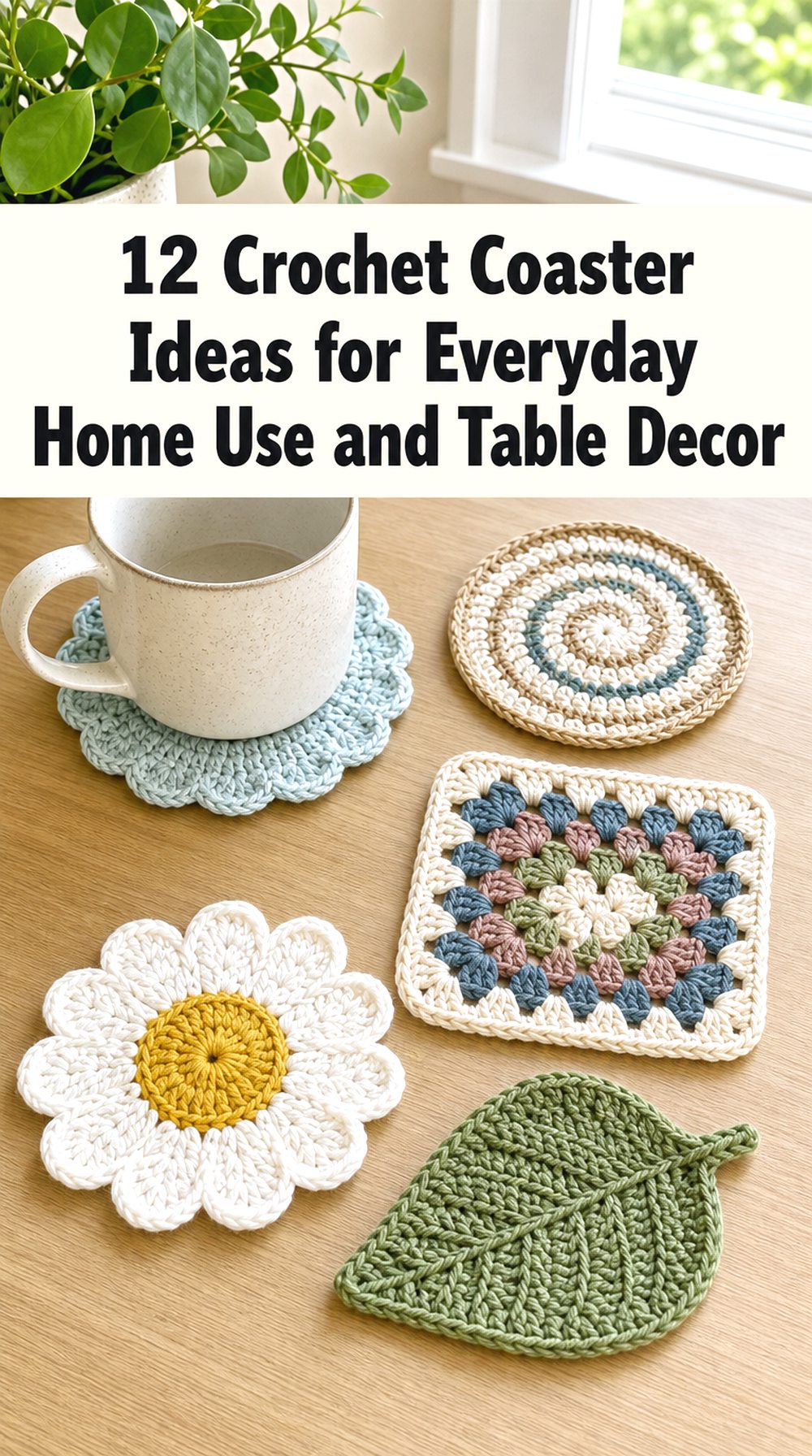 Crochet Coaster Ideas for Everyday Home Use and Table Decor