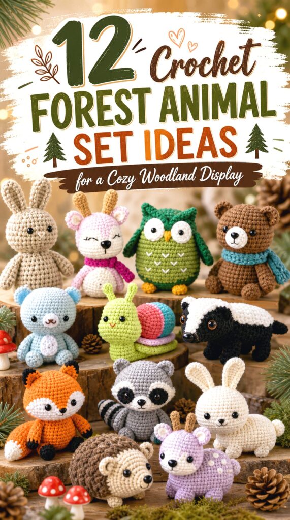 Crochet Forest Animal Set Ideas for a Cozy Woodland Display